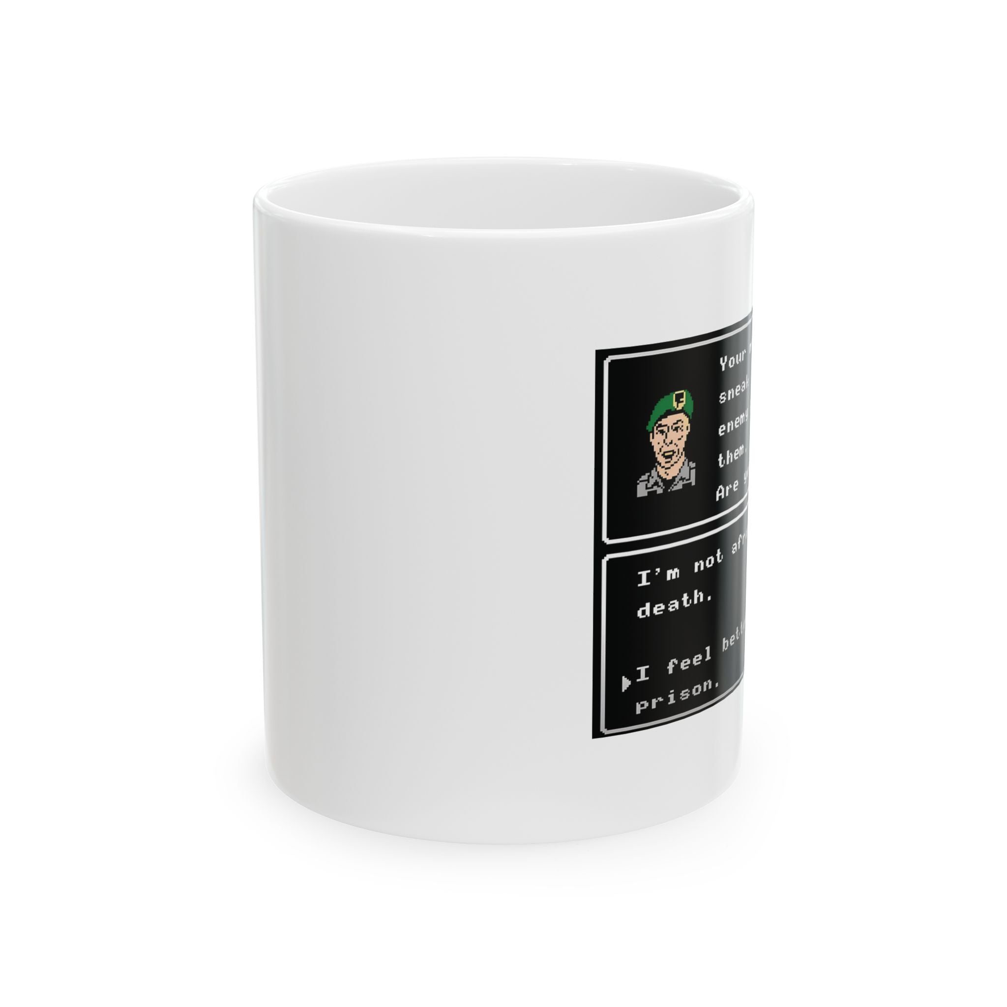 Rambo NES Retro Gaming Ceramic Mug