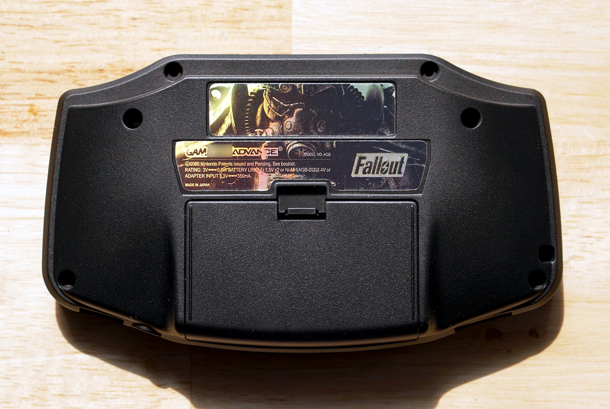 Custom Gameboy Advance GBA Holographic Back Sticker Labels