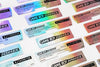 Gameboy Advance GBA Holographic Back Sticker Set