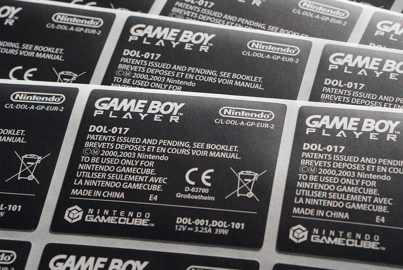 GameCube Player Replacement Sticker