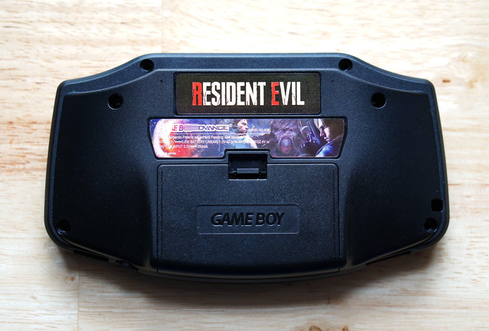 Custom Gameboy Advance GBA Holographic Back Sticker Labels