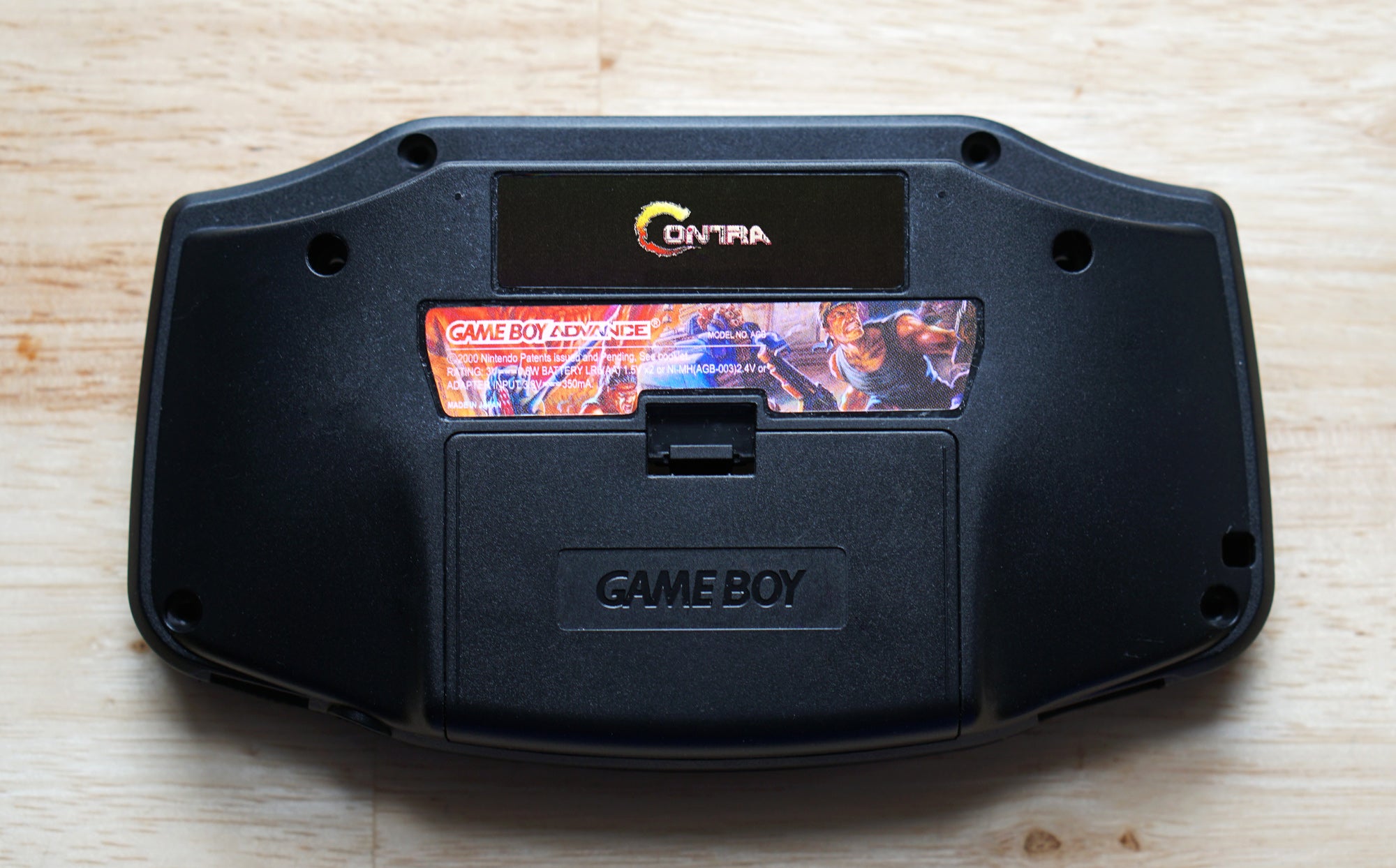 Custom Gameboy Advance GBA Holographic Back Sticker Labels