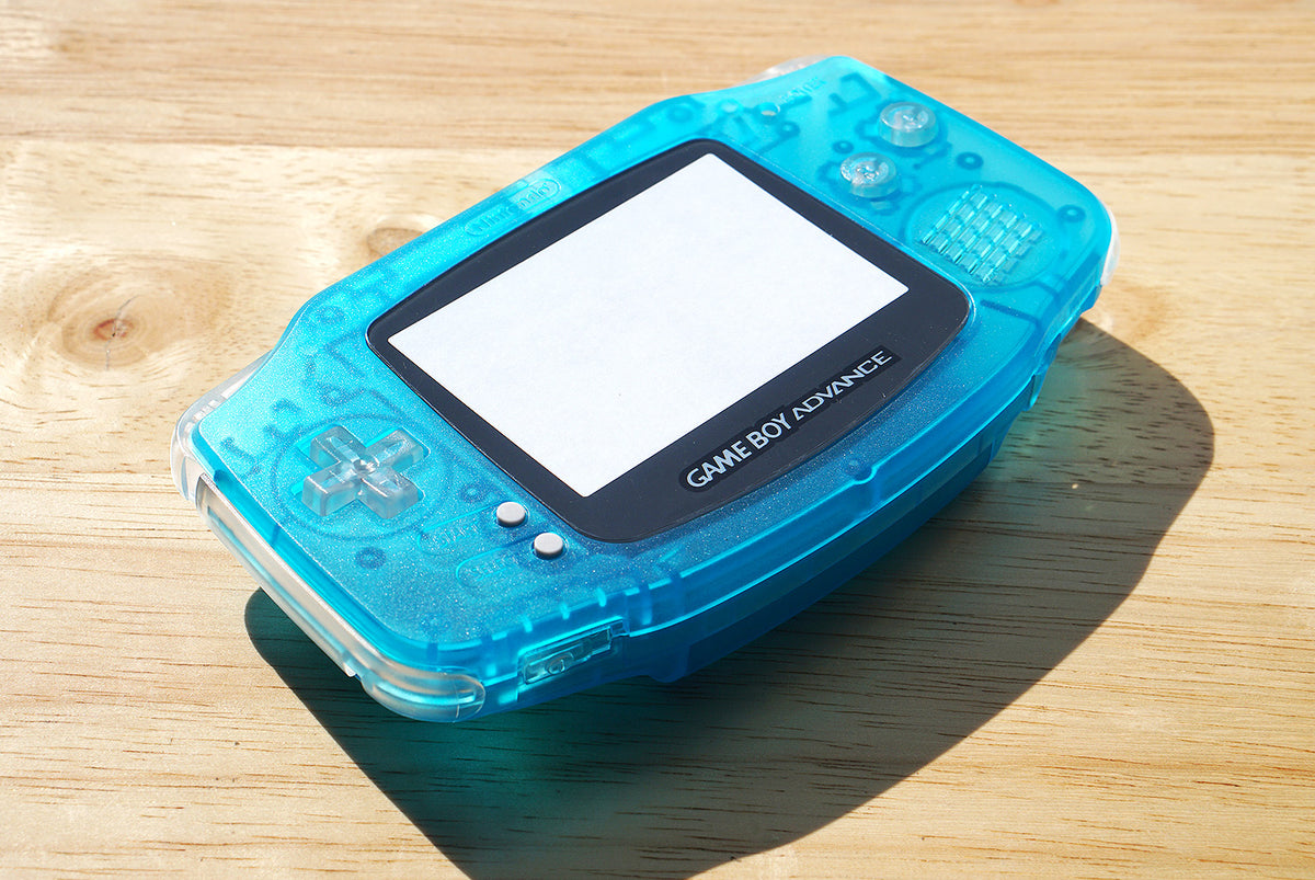 pave Inhibere afdeling Gameboy Advance GBA IPS ready Glow in the Dark Clear Blue Shell w/ Cle –  Genius Game Mods