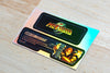 Metroid Gameboy Advance GBA Holographic Back Sticker Set