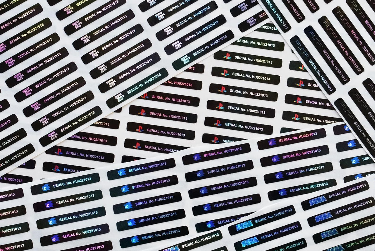 Fun PS Vita PCH1001 Holographic Serial Sticker – Genius Game Mods