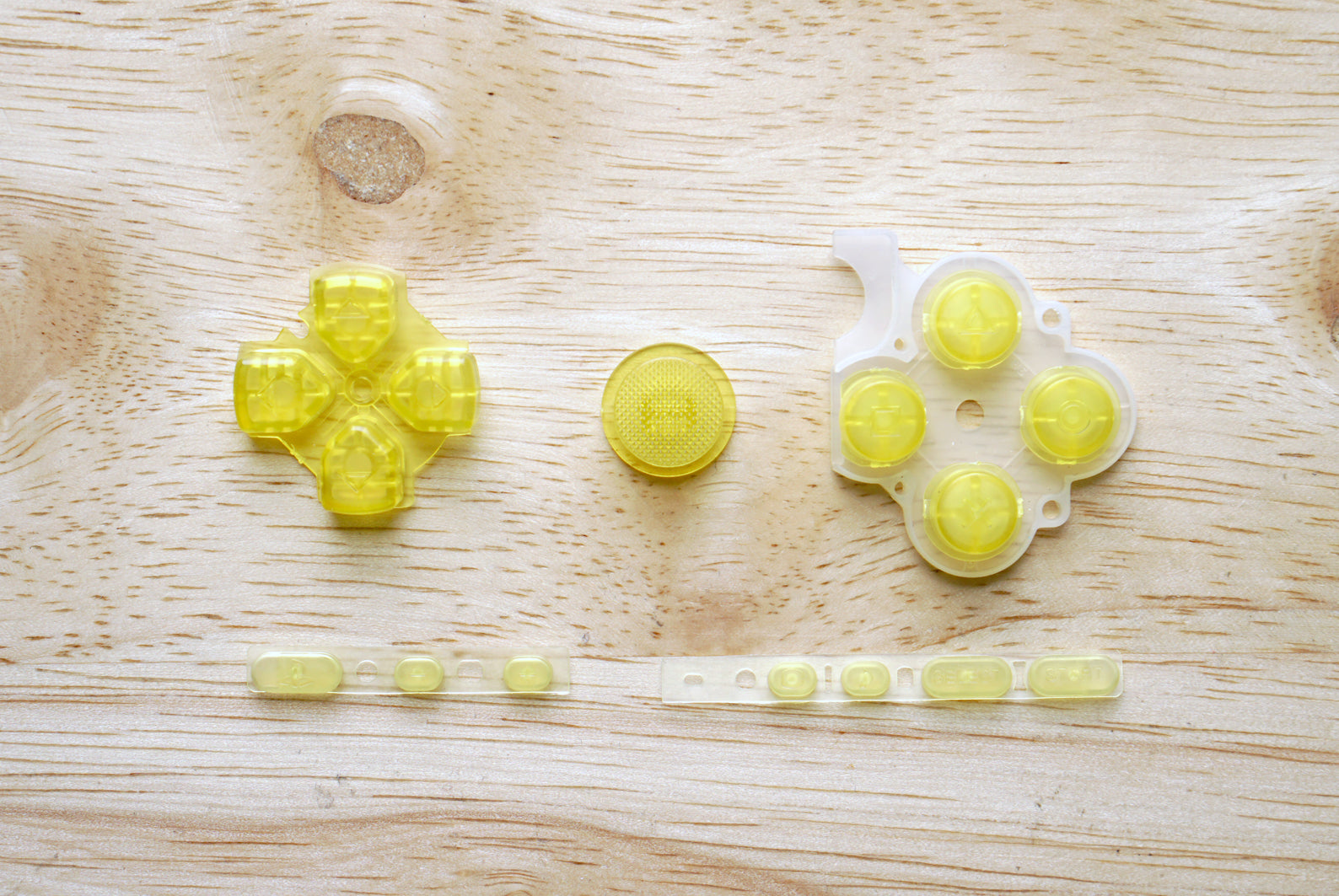 Clear Yellow PSP 3000 Housing Shell