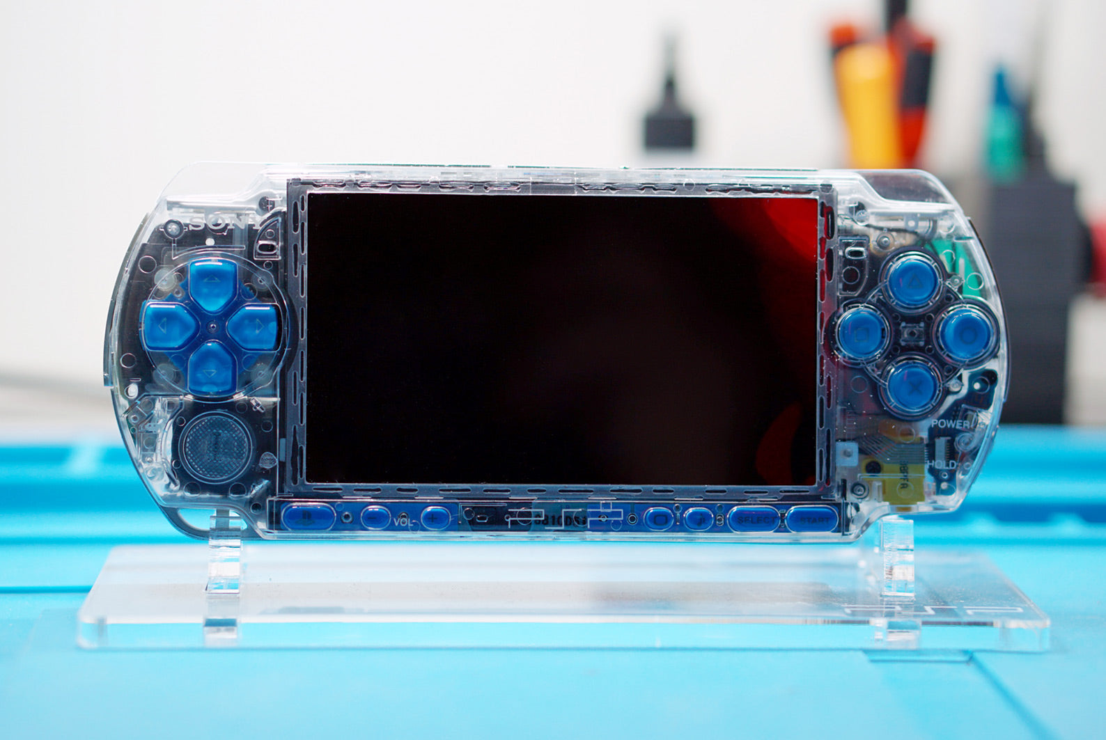 Clear Sony PSP 3000 Console new housing shell Build to order