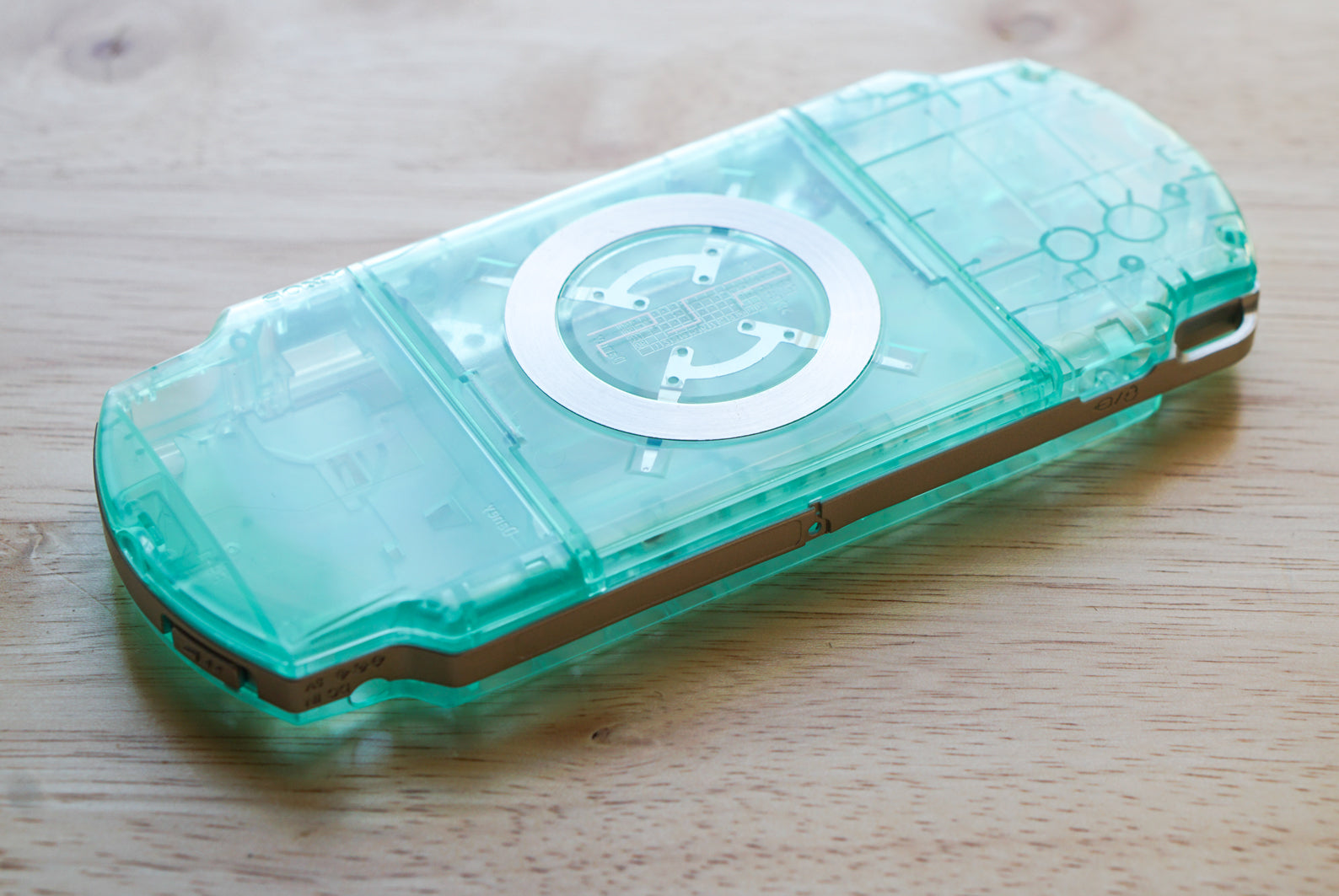 Clear Teal/Turquoise PSP 2000 Housing Shell